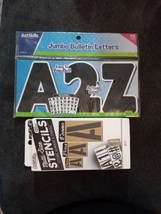 2 Pc ArtSkills Multi-Size Stencils &amp; Letters Numbers &amp; Symbols (L22) - £9.11 GBP