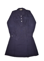 Vintage Nurse Uniform Womens 9 S Navy Dress Long Sleeve Johns Hopkins 50s 60s - £41.93 GBP
