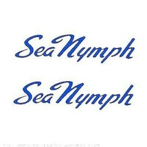 Sea Nymph Boat Yacht Decals 2PC Set Vinyl High Quality New Stickers - £31.45 GBP
