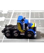 Micro Machines Kenworth Blue &amp; Yellow Semi Truck Cab Galoob 1987 - $6.92