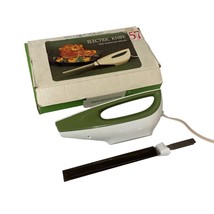 Hamilton Beach Electric Knife Avocado Green Vintage Model 296 Tested Works - £19.04 GBP