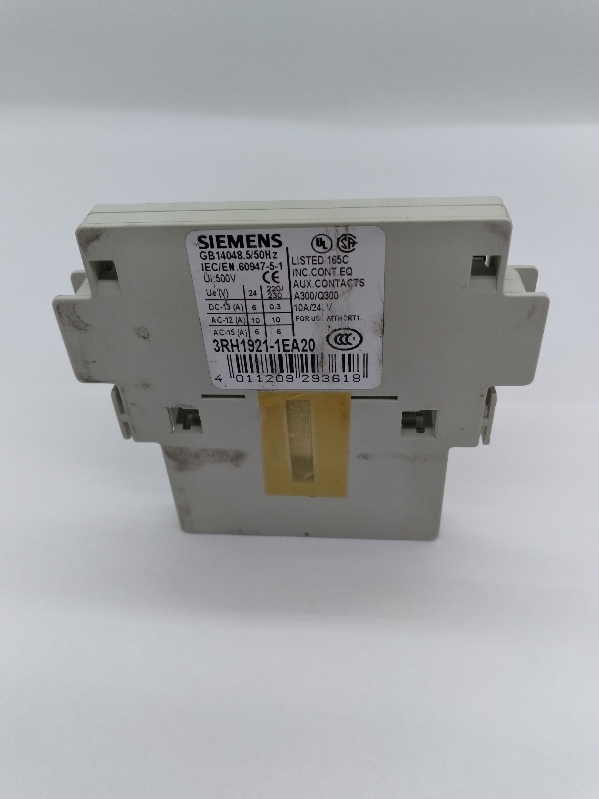Siemens 3RH1921-1EA20 Auxiliary Contact Block - $12.65