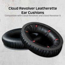 Original Leatherett Ear Pad Cups HXS-HSEP5 For Kingston HyperX Could Revolver - £7.80 GBP