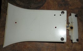 Elna SU Free Arm 2 Bed Cover Plates w/Screws Used Working Parts - £11.99 GBP