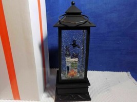 Winter Lane Haloween / Flying Witch Lighted Lantern Snow Globe - Mint In Box - £31.89 GBP