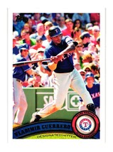 2011 Topps Baseball Vladimir Guerrero 67 Texas Rangers Designated Hitter Card - £2.41 GBP