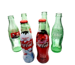 Coke Bottles Lot of 6 Holiday Kyle Petty Shelby Yazoo - £28.48 GBP