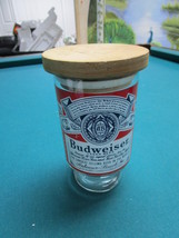 Budweiser peanuts glass container for your bar [a5-2*] - $46.52
