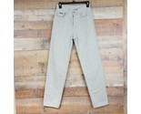Calvin Klein Khakis Pants Womens Size 3 Beige Straight Leg Button Fly TP11 - £7.77 GBP