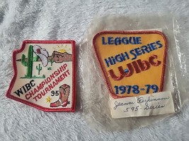 2 Vintage Womens International Bowling Club Patches - £6.68 GBP