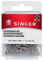 Singer Dressmaker Pins-Size 17 400/Pkg - £12.30 GBP