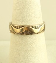 Vintage Sterling Silver M.M. Rogers Sterling Silver and 14k Ring Signed CG - £71.13 GBP