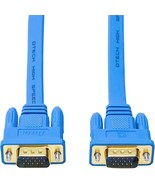 DTech VGA Cable Male to Male, 15 pin Monitor Cord Ultra 10m Long Slim 32... - £15.63 GBP