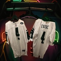 Brett Favre Green Bay Packers jersey mens size large adidas white READ - £21.34 GBP