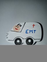 Handmade wooden miniature Ambulance  - €2,56 EUR