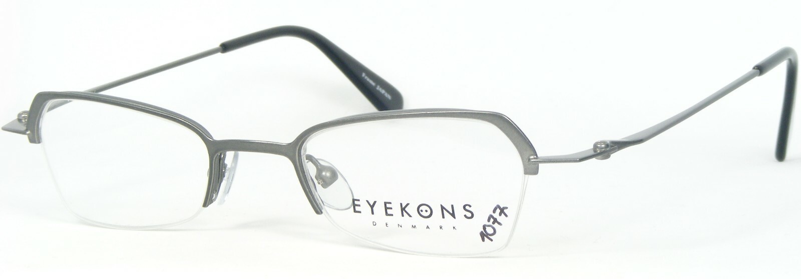 Dänemark Eyekons Collection K.13a L Silber-Grau Brille 45-19-140mm - $56.43