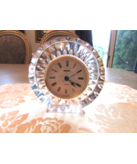 Staiger Quartz Desk Vanity Crystal Clock 5&quot;H  New Battery Germany - €21,19 EUR