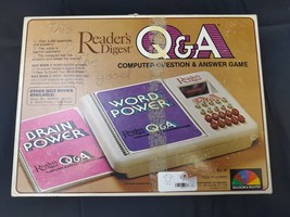 Vintage Readers Digest Computer Question &amp; Answer Game With Books - $19.38