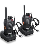 Walkie Talkies, 2Pcs Professional Rechargeable Walkie Talkies Long Range... - £33.97 GBP