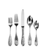 Japanese Bird Audubon by Ricci Stainless Flatware 5-piece Place Setting New - $1,865.76 MXN