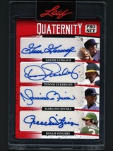 2022 Leaf Pro Set Gossage/ Eckersley/ Rivera/ Fingers Quad Auto Yankees/A&#39;s - £224.05 GBP