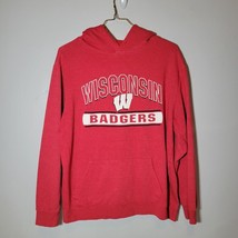 Wisconsin Badgers Hoodie Sweatshirt Mens XL Colosseum Athletics Red - £11.04 GBP