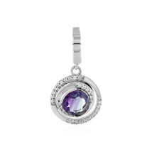 Jewelry of Venus fire  Pendant of Goddess Verdandi Multicolored fluorite silver  - £556.35 GBP