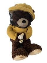 GUND Bizz Teddy Bear With Bee Keeper Outfit Yellow Sweater - $22.07