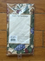 NEW Vintage Avon Home Fashions Harvest Settings Fall 17”x17” Napkins - S... - $14.84