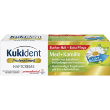 KUKIDENT Strong Denture Adhesive Cream: Chamomile -VEGAN- 40g FREE SHIPPING - $203.69 MXN
