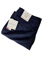 Ellen Tracy Betty Slim Ankle Dress Pants Size 2 Solid Navy Blue Zipper P... - $40.87 CAD