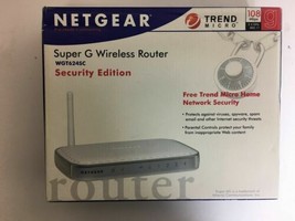 Used Netgear Super G Wireless Router WGT624SC Security Edition 108 Mbps 2.4 - £28.63 GBP