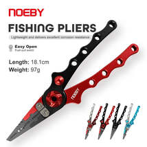 Noeby Stainless Steel Fishing Pliers Multifunctional Cutting Line Split ... - £8.07 GBP