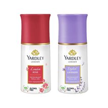 Yardley London Rose And English Lavender Roll-On, Combo Of 2 - $22.49