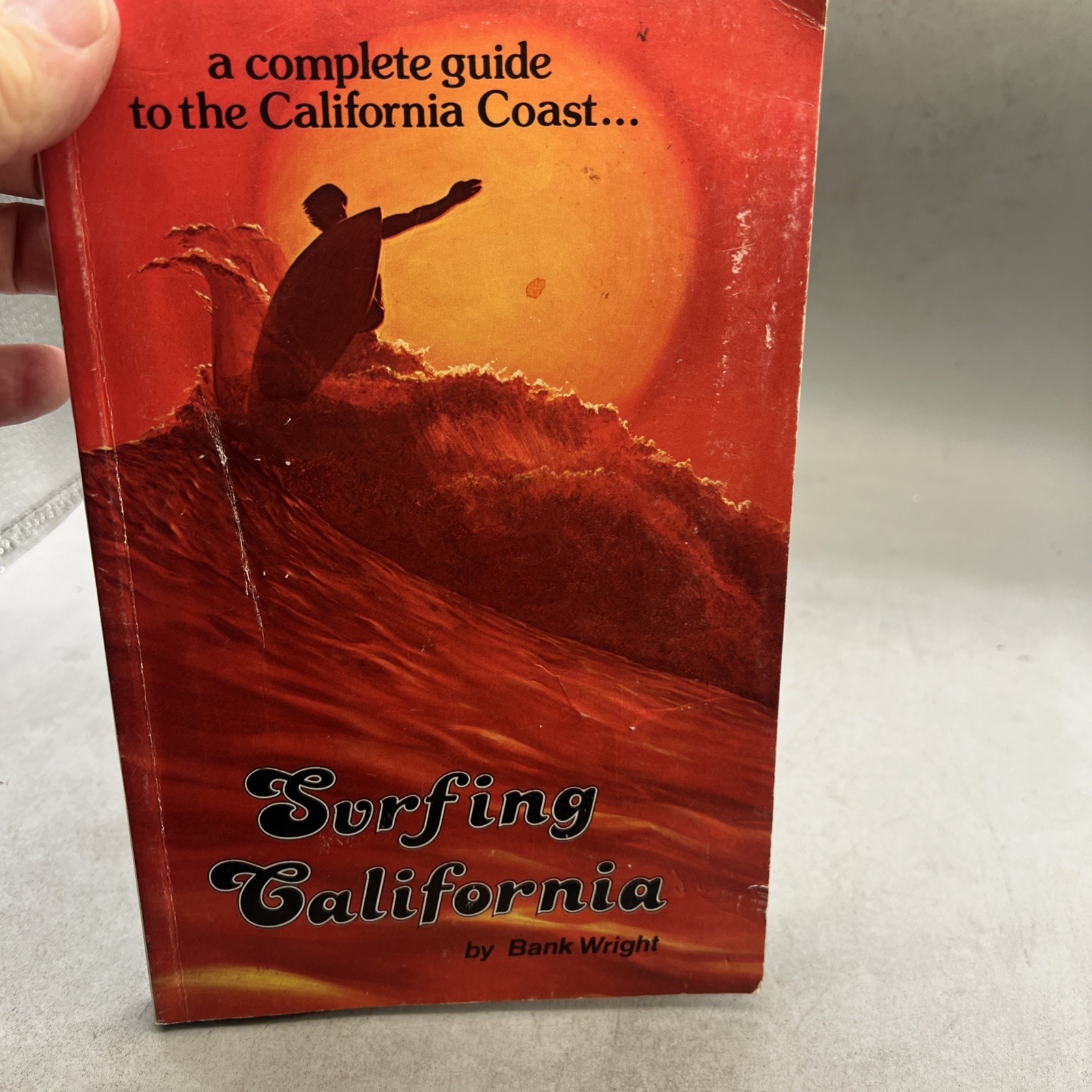 Surfing California Bank Wright 1985 CA Coastal Surf Spot Guide - $16.82