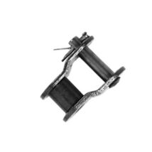 #40 Half Link Nickel Plated Roller Chain Offset 1/2" Link 5/16" Pitch Slide - $6.55