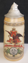 Anheuser Busch Beer Stein Lidded Ceramarte Limited Edition 9.5&quot; K Series Mug - $16.99