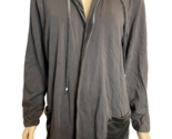 Susan Graver Weekend Gray Fleece Hooded Jacket Size 1X - $37.99