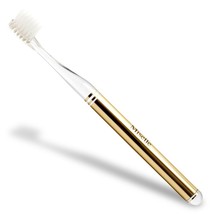 Luxury Toothbrush Crystal Clean Gold Miselle Made in Japan - $26.18