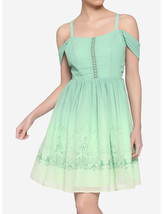 Disney bound  Disneybound Frog Princess Tiana Green Ballgown Style Dress L - £48.24 GBP
