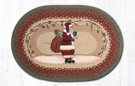 Earth Rugs OP-25 Santa Oval Patch 20&quot; x 30&quot; - £38.93 GBP