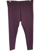 Matty M Women Wear Everywhere Super Soft Leggings XL Purple Plum - £10.85 GBP