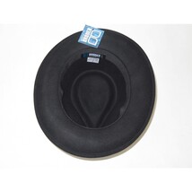 Men's Broner Wool Hat Classic Soft Fedora STREETWISE 73-041 Black image 6