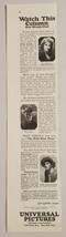 1928 Print Ad Universal Pictures Western Cowboy Movie Star Hoot Gibson - £10.33 GBP