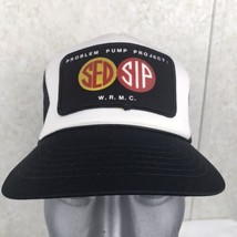 WRMC SED SIP Gas &amp; Oil Patch Snapback Trucker Cap Hat Problem Pump Project VTG - £10.00 GBP