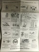 TEENAGE MUTANT NINJA TURTLES vintage Pizza Point Premium Fan Catalog II ... - $14.84