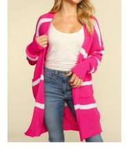 Haptics Pinky Stripe Sweater Pink - $34.00