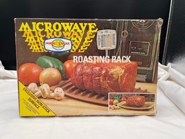 Nordic Ware Microwave Roasting Rack Original Box and Instructions Recipe... - $19.35