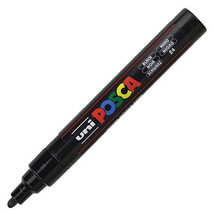Uni Posca PC-5M Bullet Tip Paint Marker - Black - £11.61 GBP