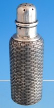 Whiting Sterling Silver Pepper Shaker with Wicker Design #40 (#2213) - €161,88 EUR